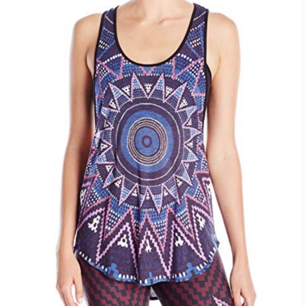 Mara Hoffman Active Starbasket Racerback Tank